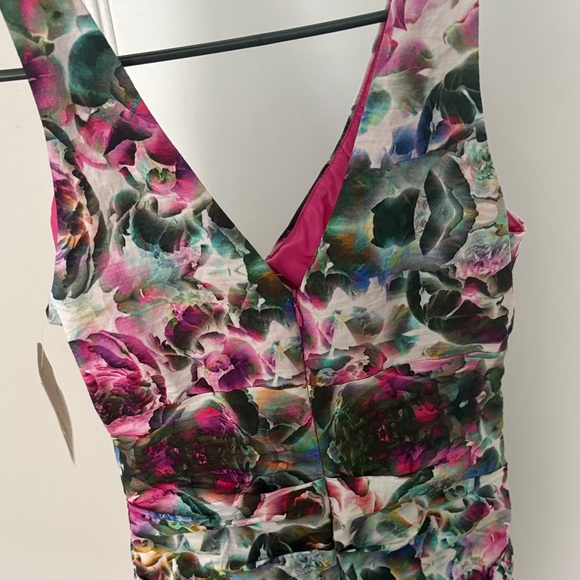 Artelier Nicolle miller Elegant Multicolor Midi Dress - Picture 3 of 7